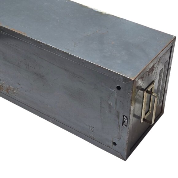 Vintage Metal Industrial Card File Drawer Postcard Photo Storage Steelmaster - Picture 16 of 16